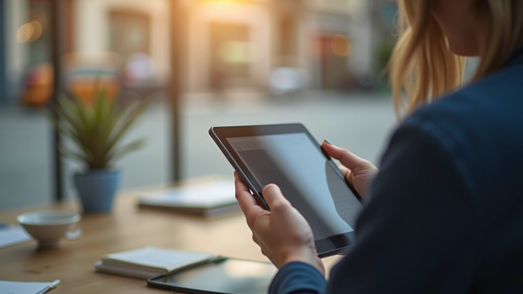 Moderne Fintech-Apps und europäische Finanztools auf Tablets und Smartphones